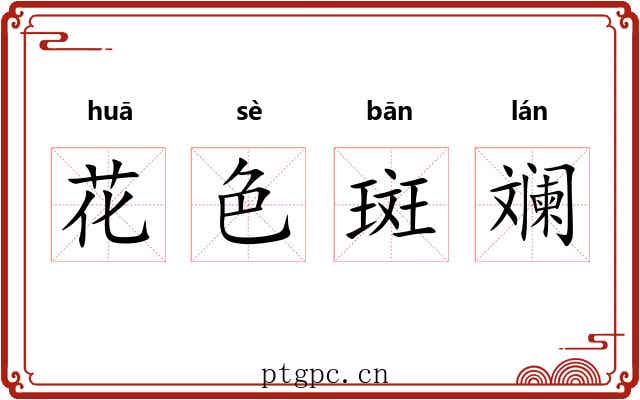花色斑斓 花色斑斓