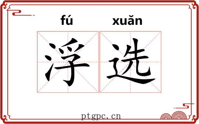 浮选 浮选