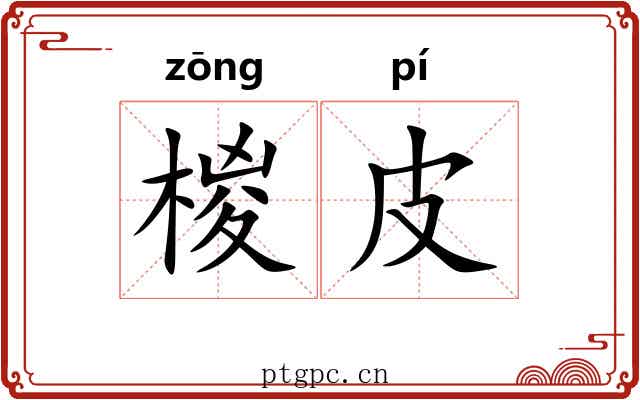 椶皮