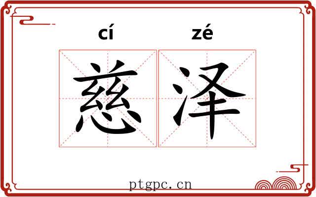 慈泽