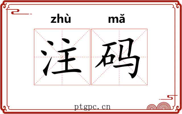 注码 注码