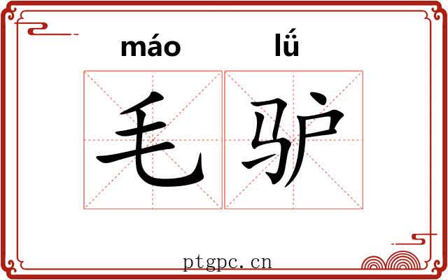 毛驴 毛驴