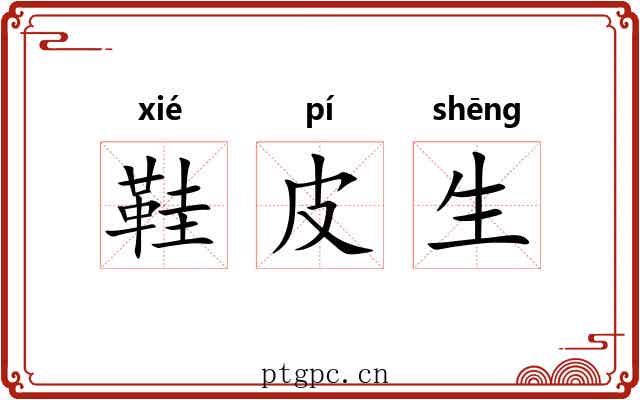 鞋皮生 鞋皮生
