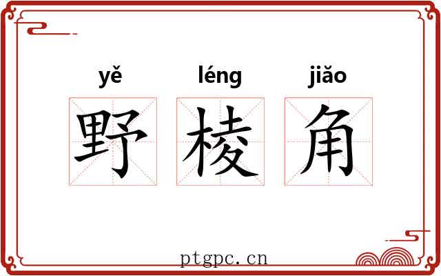 野棱角
