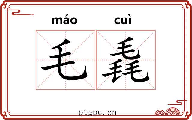 毛毳 毛毳