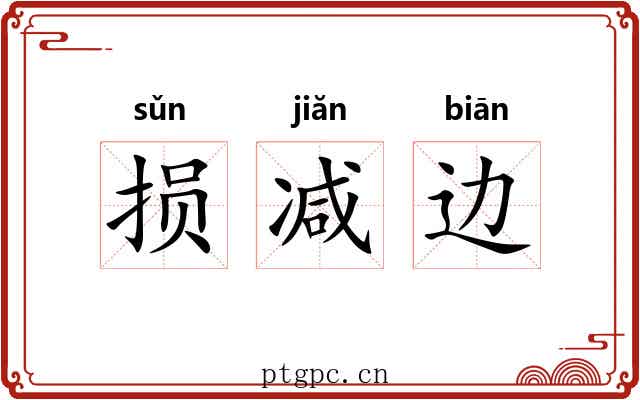 损减边 损减边