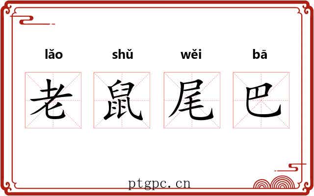 老鼠尾巴