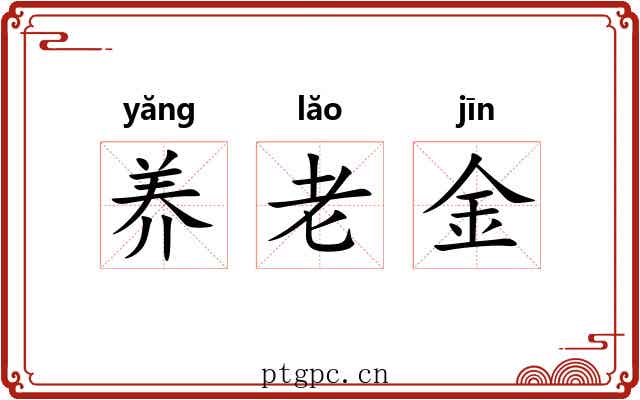 养老金 养老金