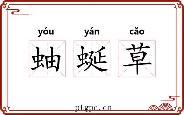 蚰蜒草 蚰蜒草
