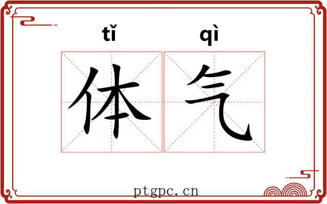 体气 体气