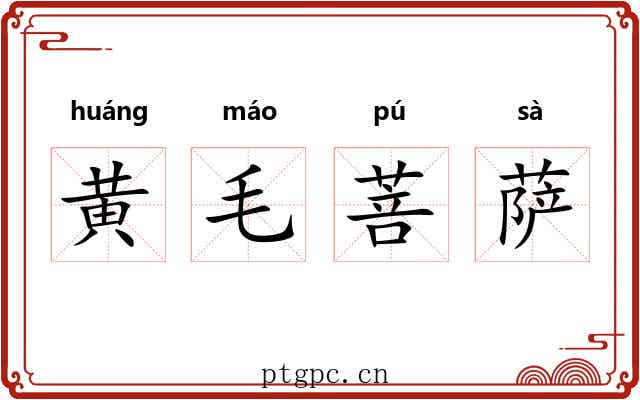 黄毛菩萨 黄毛菩萨