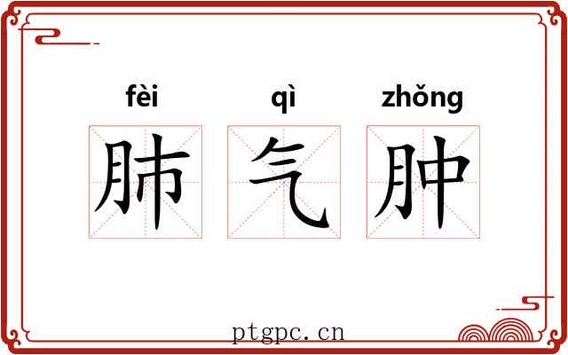 肺气肿 肺气肿