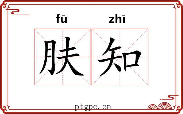 肤知 肤知