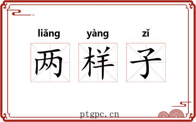 两样子 两样子