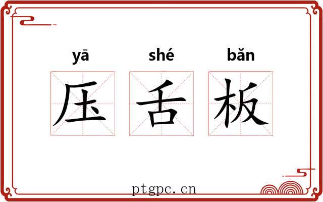压舌板 压舌板