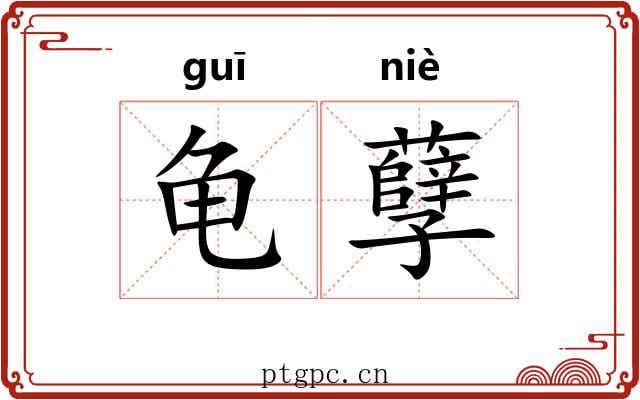 龟孽 龟孽