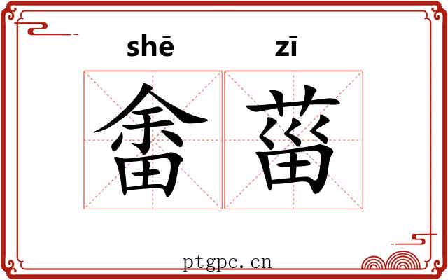 畬菑