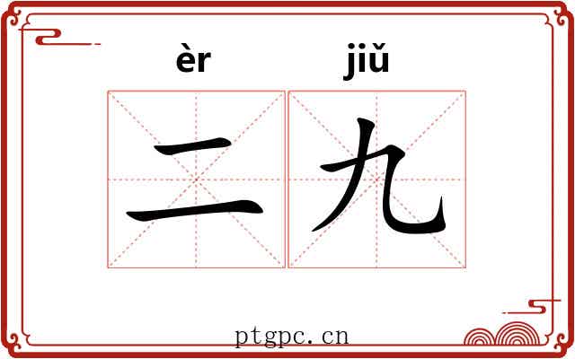 二九