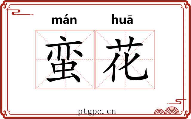 蛮花 蛮花