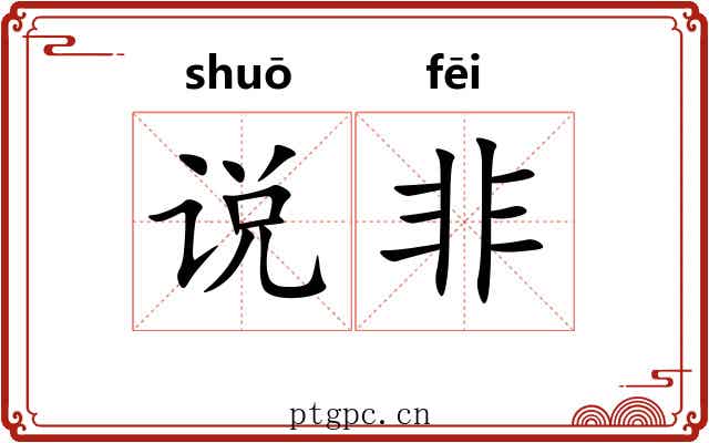 说非 说非