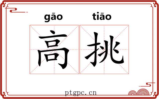 高挑 高挑