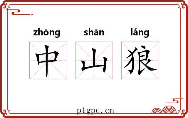 中山狼 中山狼