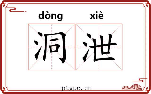 洞泄