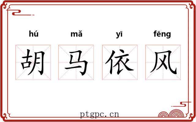 胡马依风