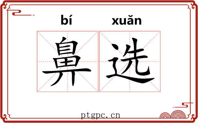 鼻选