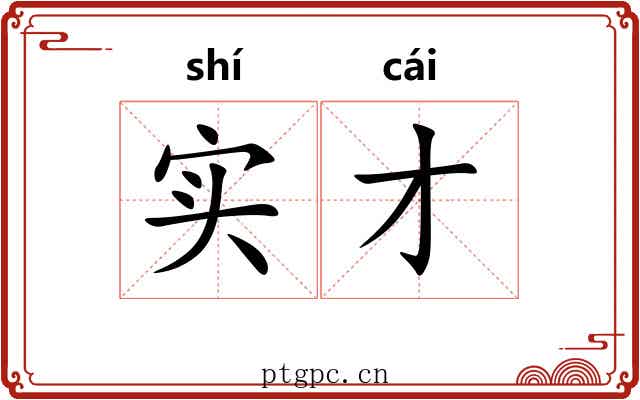 实才