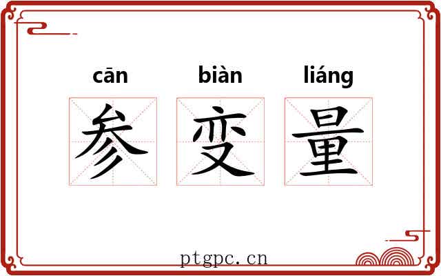 参变量 参变量
