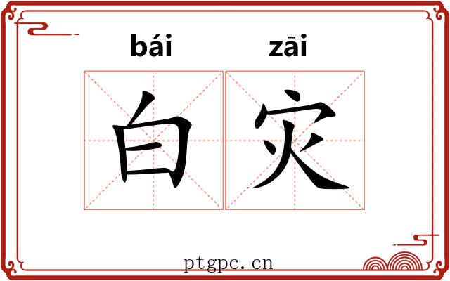 白灾 白灾