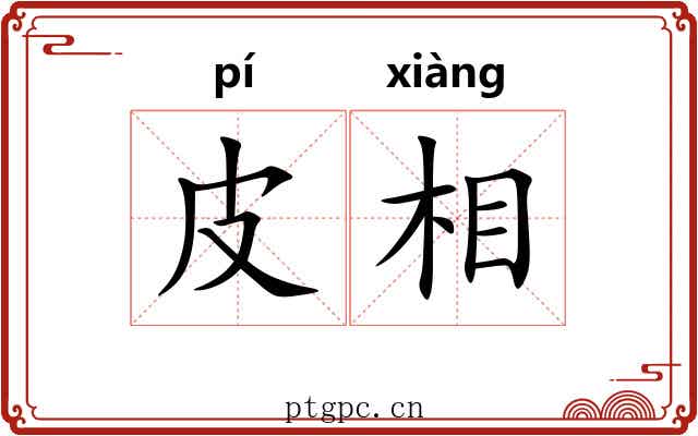 皮相 皮相