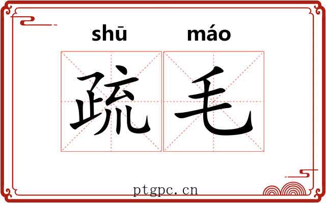 疏毛 疏毛