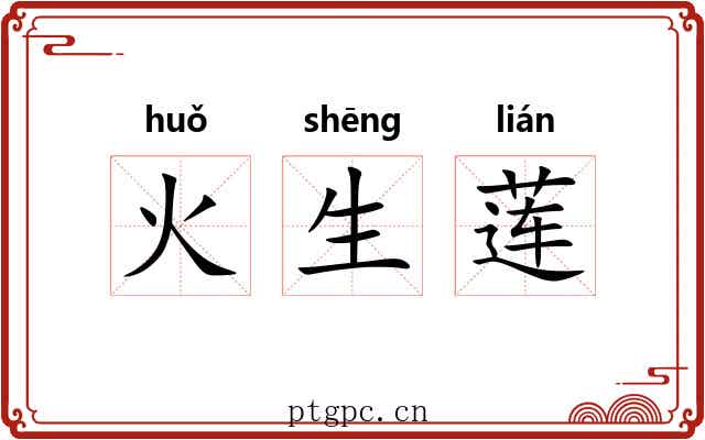 火生莲 火生莲