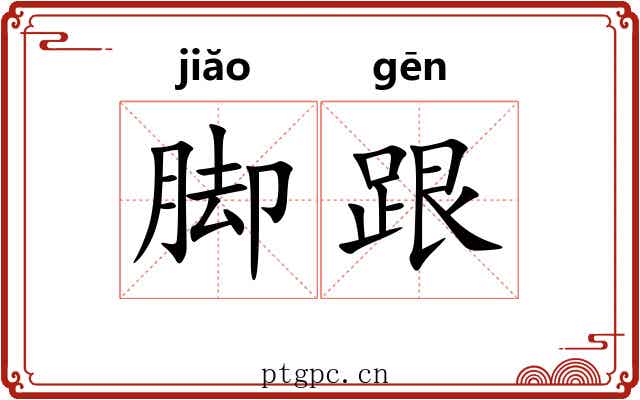 脚跟 脚跟