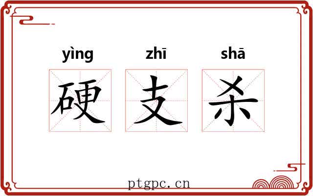 硬支杀