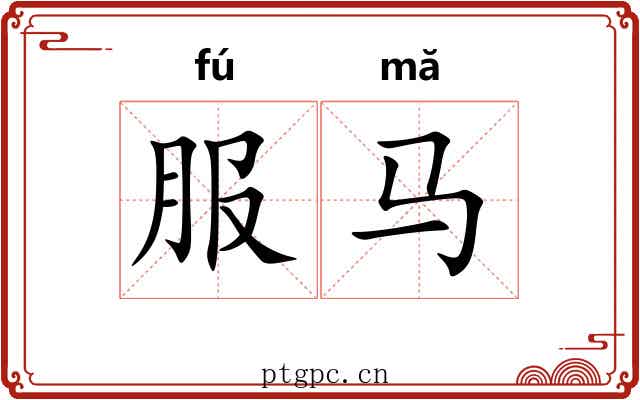 服马