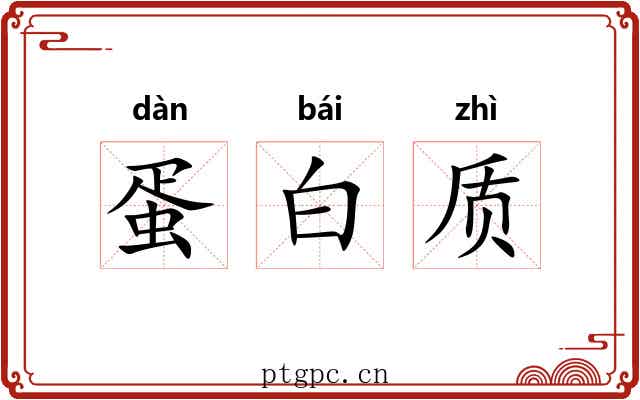 蛋白质 蛋白质