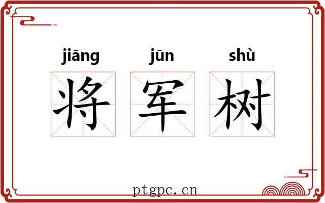 将军树