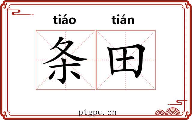条田
