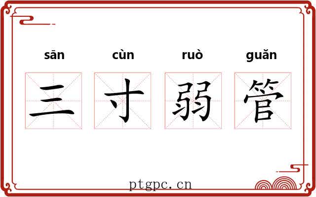 三寸弱管 三寸弱管