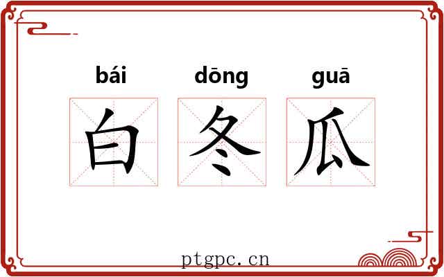 白冬瓜 白冬瓜