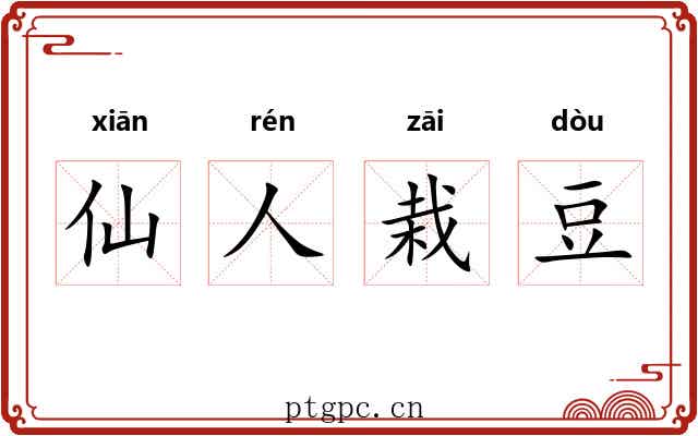 仙人栽豆 仙人栽豆