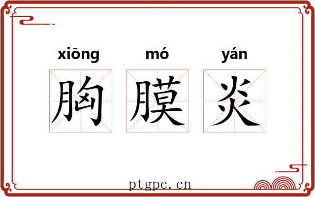 胸膜炎 胸膜炎