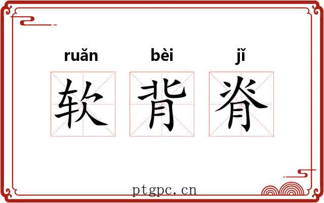 软背脊