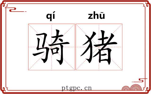 骑猪