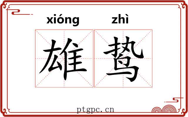 雄鸷