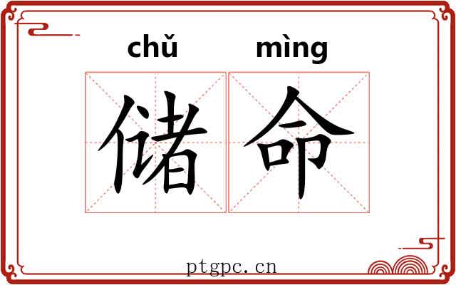 储命