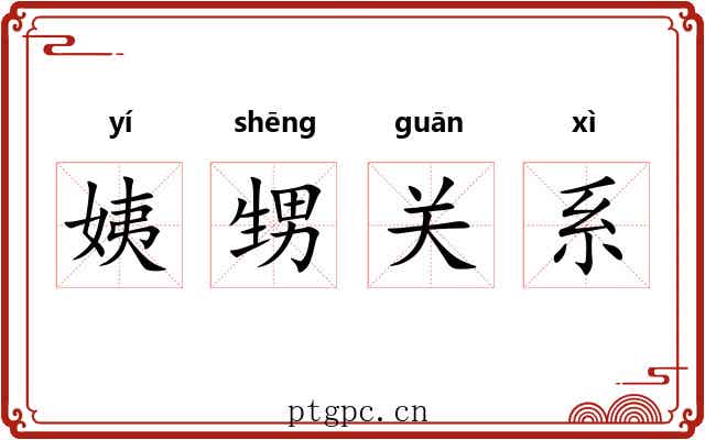 姨甥关系 姨甥关系